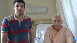 Jora Mahmudov from Turkmenistan got treated  by Dr. Ajay Kaul