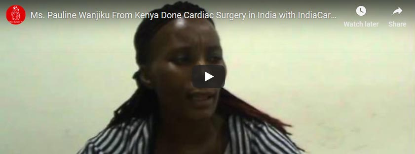 Pauline Wanjiku Aortic Valve Replacement Surgery India