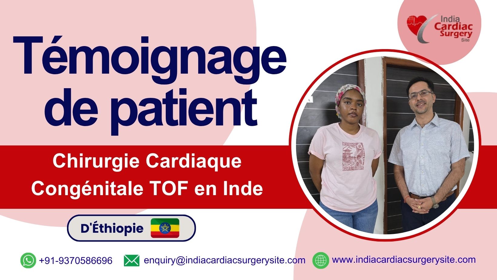 patient testimonial congenital TOF heart surgery india