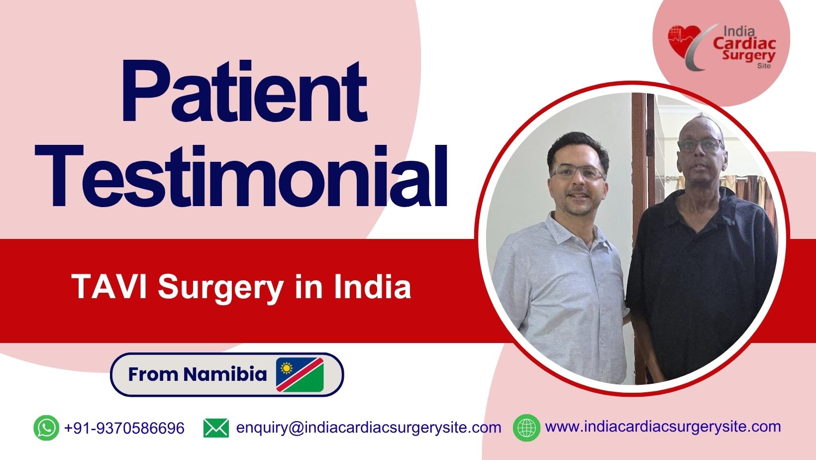 patient testimonial tavi surgery in india