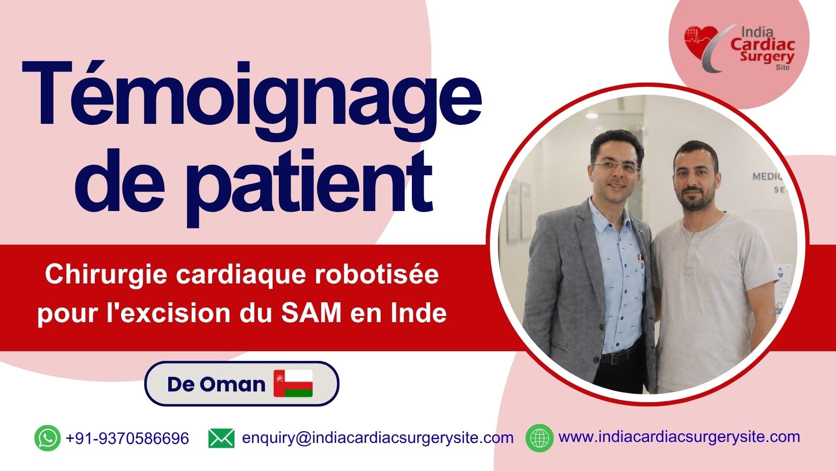 Robotic Heart Surgery Helps Oman Patient Treat Subaortic Membrane in India
